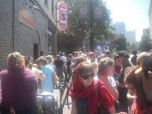 Everybody wanted donuts. I wanted the sun to relent.