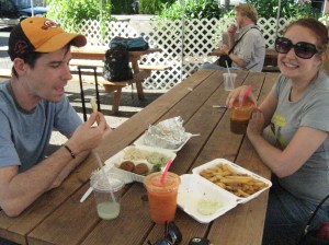 David, Emilie, Truffle Oil Fries